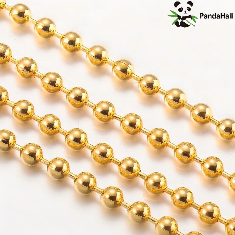 Roller Chain - PandaHall 50m/롤 솔더드 아이언 볼 체인,