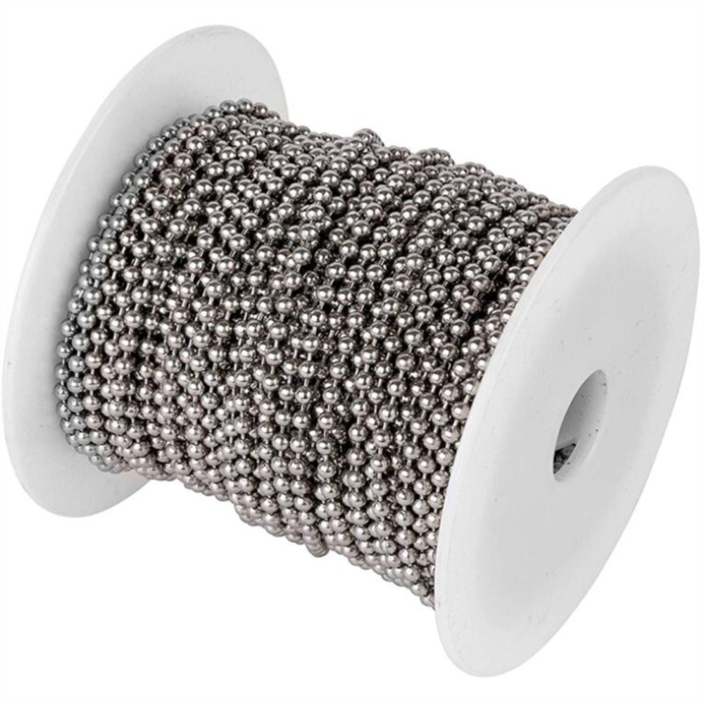 10m 스테인리스 스틸 비드 볼 체인 롤 (50개 연결 - Roller Chain 리뷰 및 가격