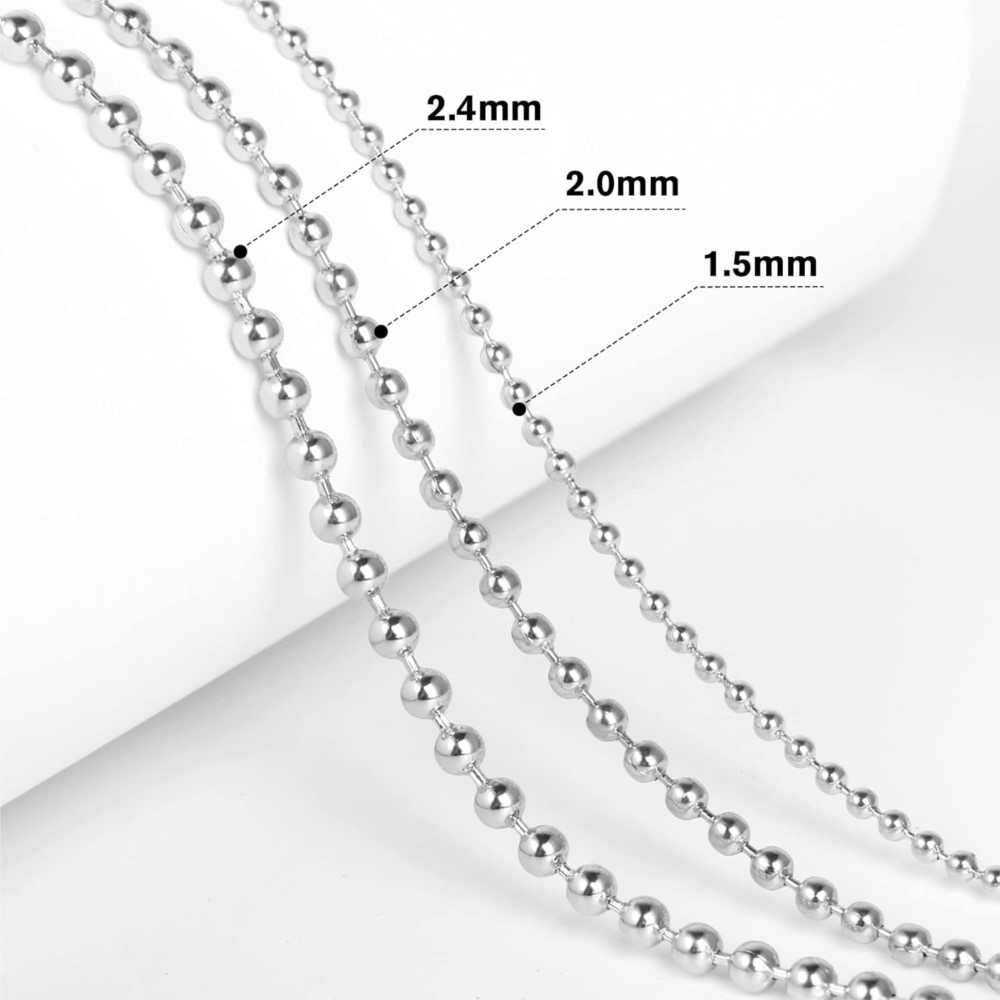 10m 스테인리스 스틸 비드 볼 체인 롤 (50개 연결 - Roller Chain 리뷰 및 가격