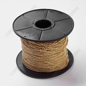 PandaHall 50m/롤 솔더드 아이언 볼 체인,  - Roller Chain 리뷰 및 가격
