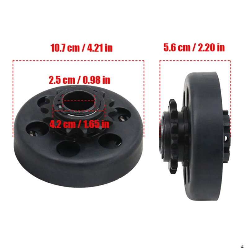 13/14T 톱니 원심 자동 클러치 25.4mm 고카트 - 428 Chain 리뷰 및 가격