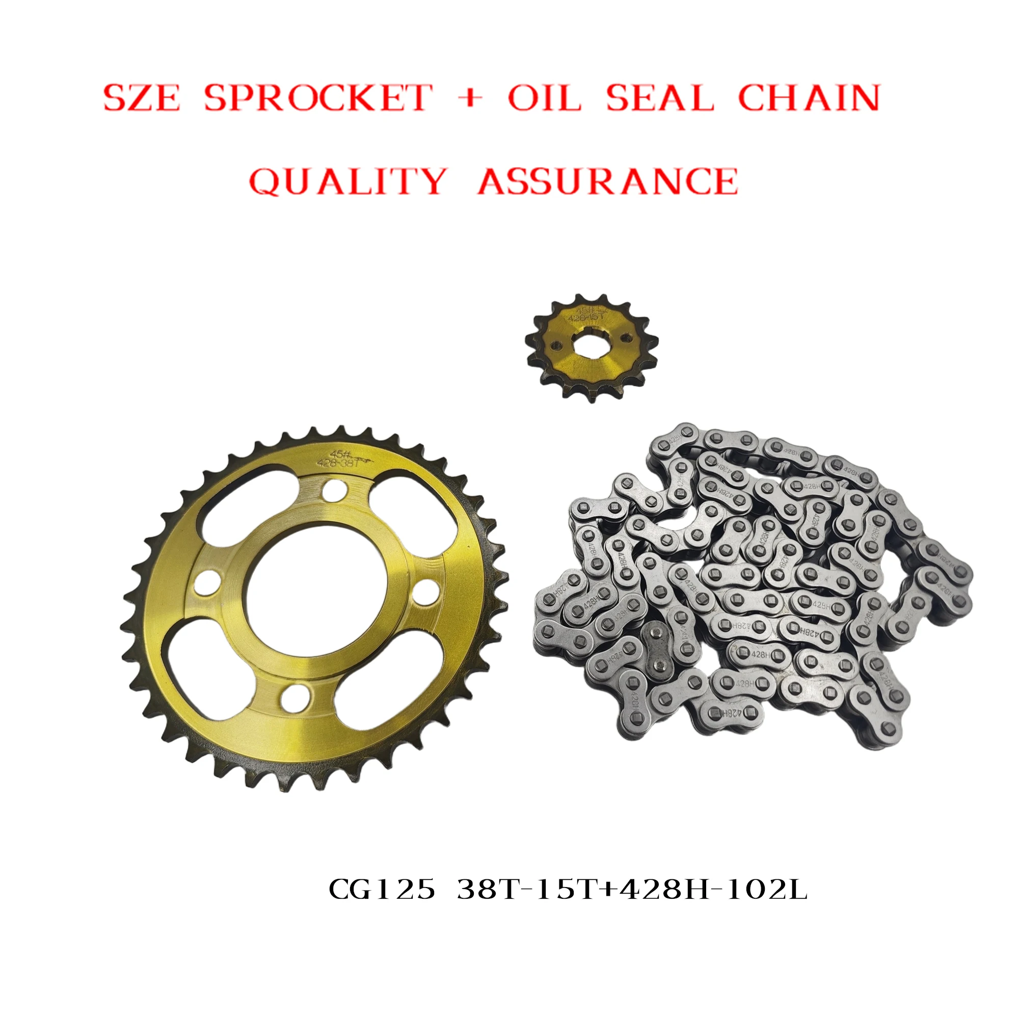 CG125 38T+15T 428H-102L 저소음 내구 - 428 Chain 리뷰 및 가격