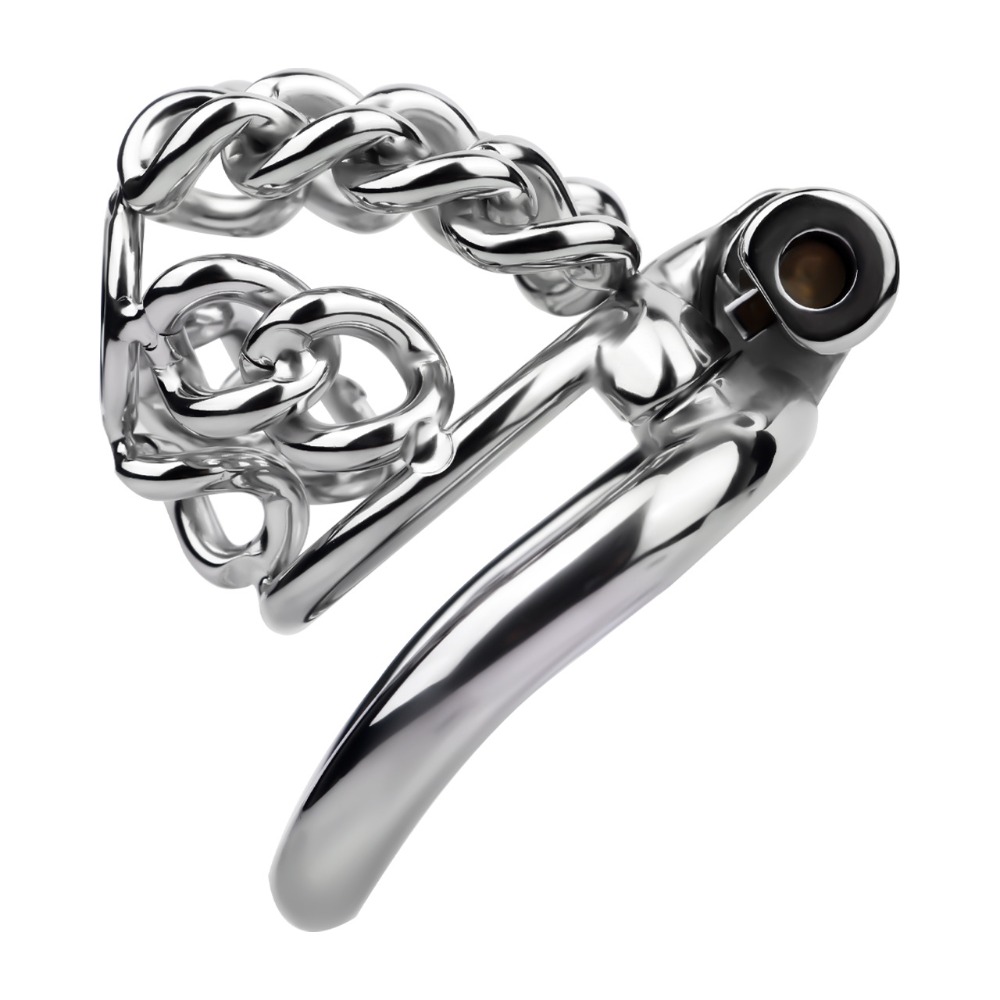 새로운 금속 철제 체인 정조대 음경 금욕 기구 정조대  - Steel Chain 리뷰 및 가격
