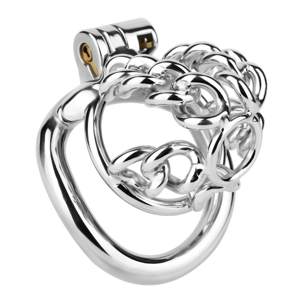 새로운 금속 철제 체인 정조대 음경 금욕 기구 정조대  - Steel Chain 리뷰 및 가격